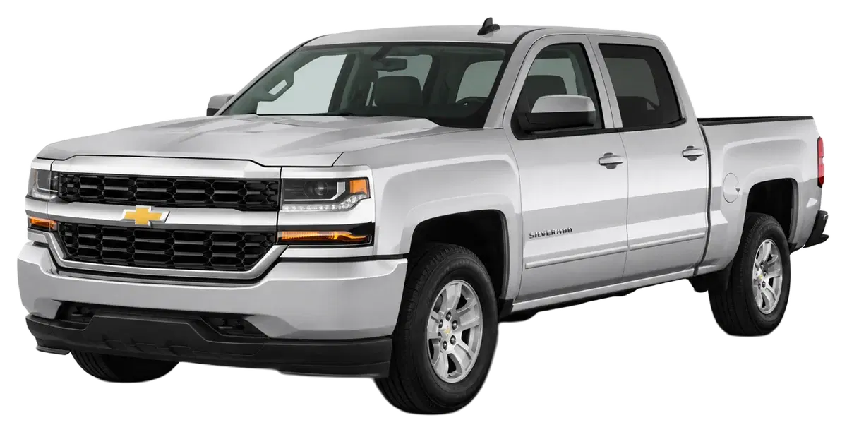 2018 Chevrolet Silverado 1500 on a clean studio background