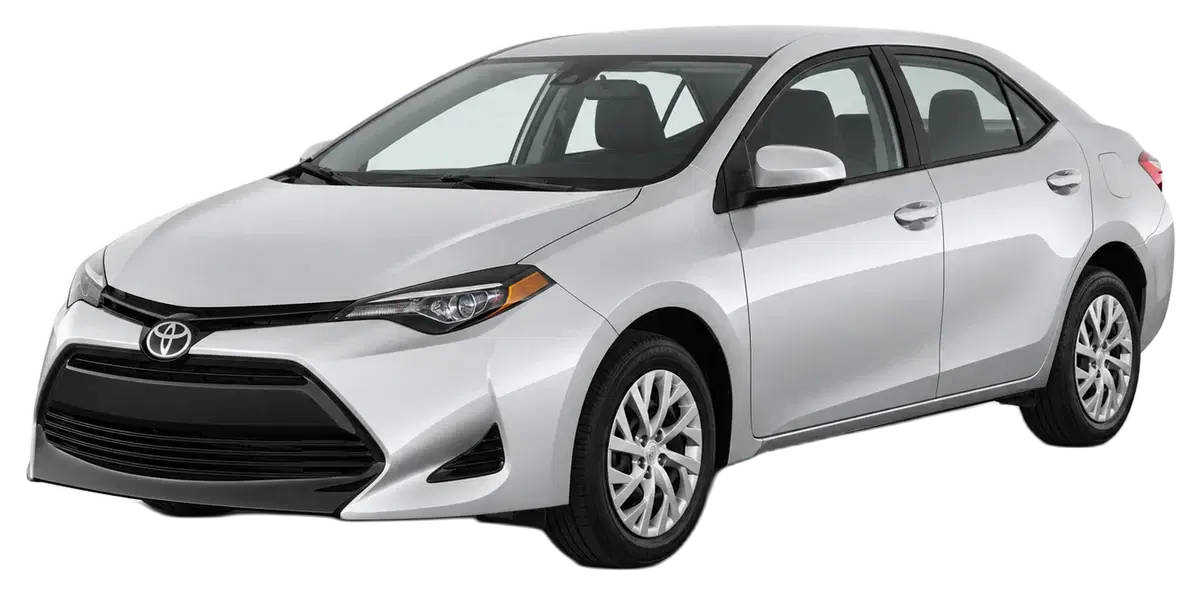 2018 Toyota Corolla on a clean studio background