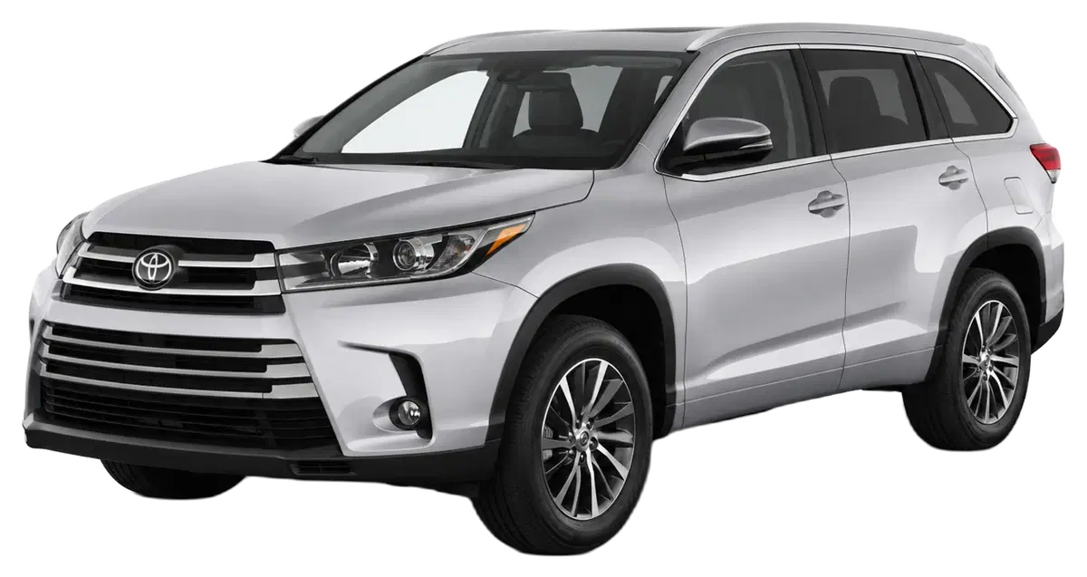 2018 Toyota Highlander on a clean studio background
