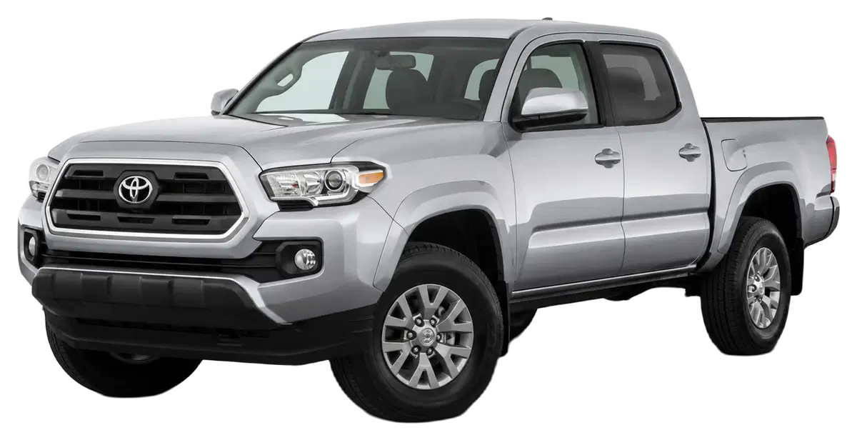 2018 Toyota Tacoma on a clean studio background